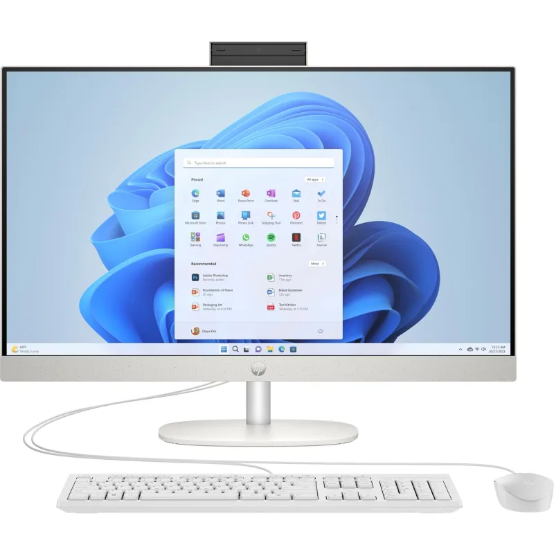 HP 27/27-cr0001nc/27"/FHD/R5-7520U/16GB/512GB SSD/AMD int/W11H/White/2R 8E4V0EA#BCM