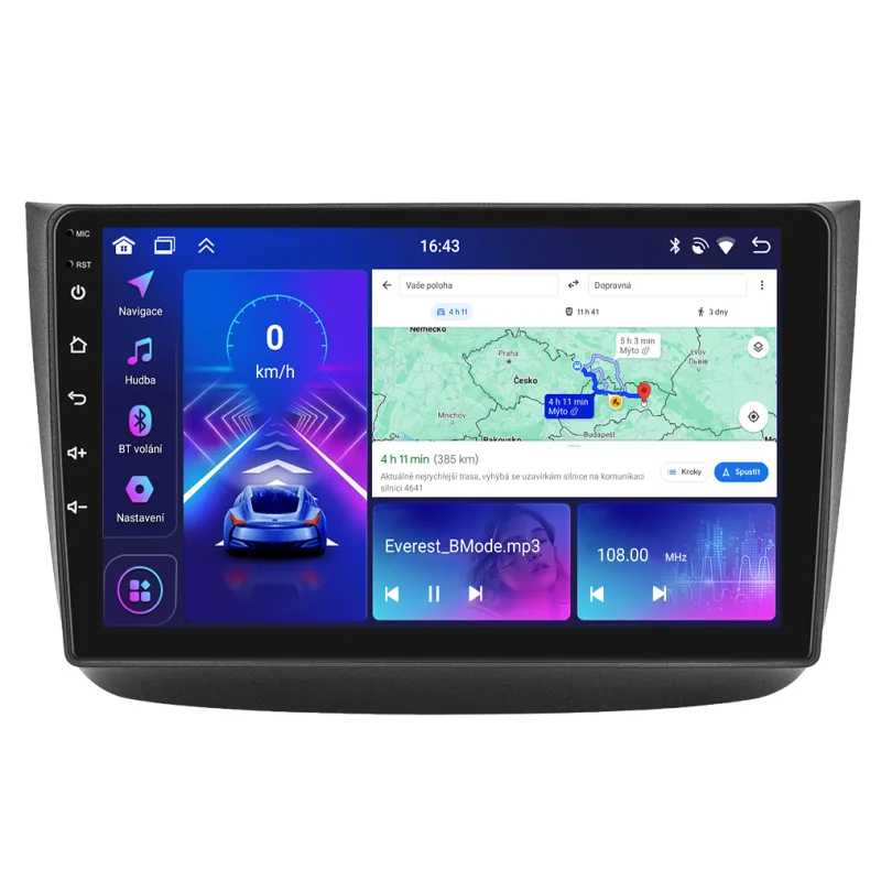 Bmode 2DIN autorádio BEX17 Android, Mercedes-Benz Viano / Vito BEX-UN06M/A7674