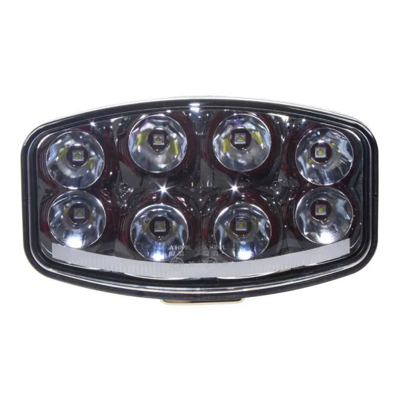 LED světlo s pozičním světlem oválné, 8x8W, 210x140mm, ECE R7/R10/R112 wld788c