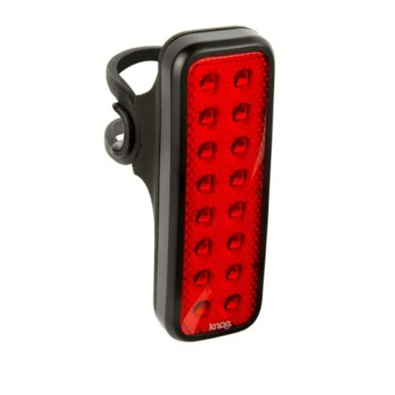 Blikačka KNOG Blinder MOB V Kid Grid černá, zadní