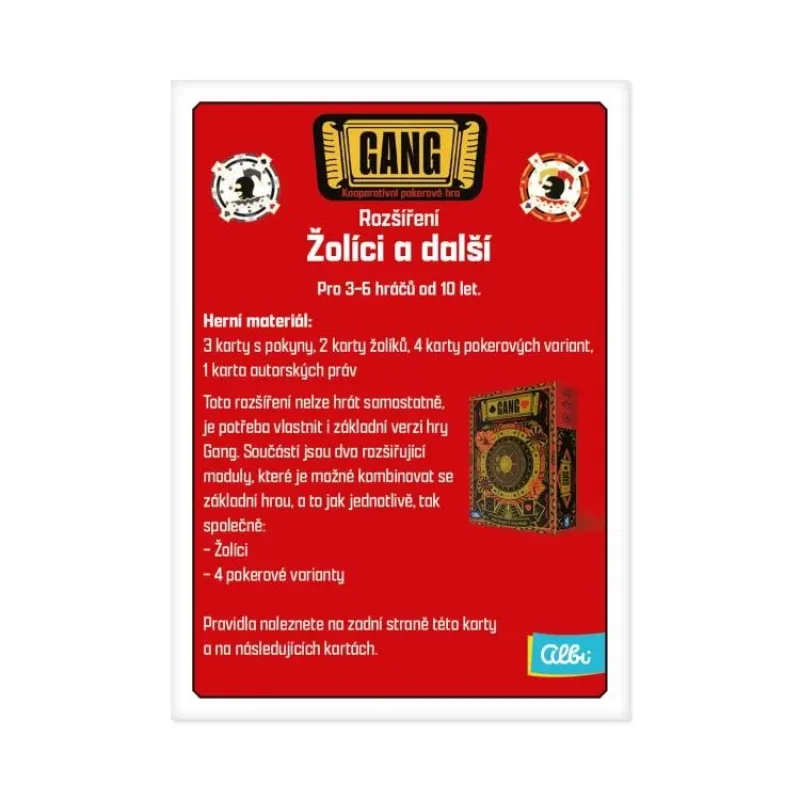 Albi Gang - rozšíření Žolíci