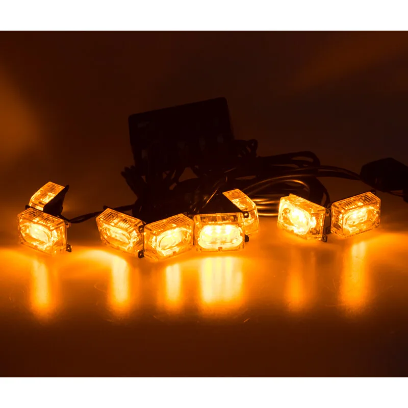 PREDATOR LED do mřížky, 12V, oranžový kf008