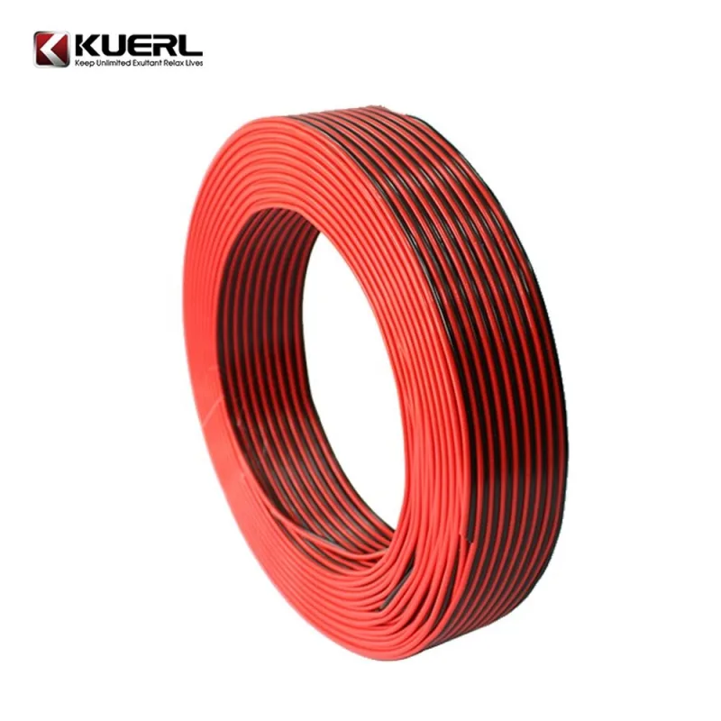 Kabel 2x0,75 mm, černočervený, 100 m bal 31207p