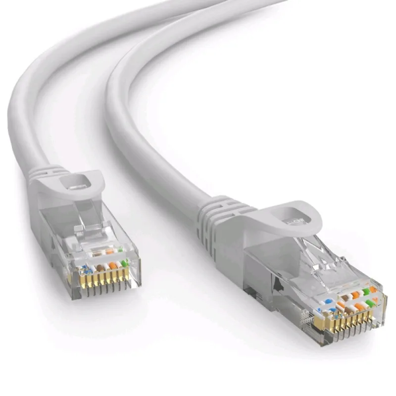 Kabel C-TECH patchcord Cat6, UTP, šedý, 0,25m CB-PP6-025