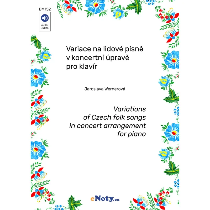 eNoty Variace na lidové písně v koncertní úpravě pro klavír + audio online