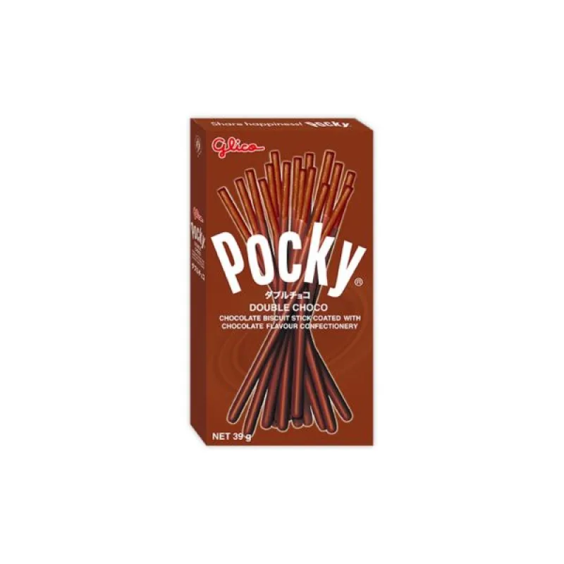 Pocky tyčinky Double Chocolate 47 g