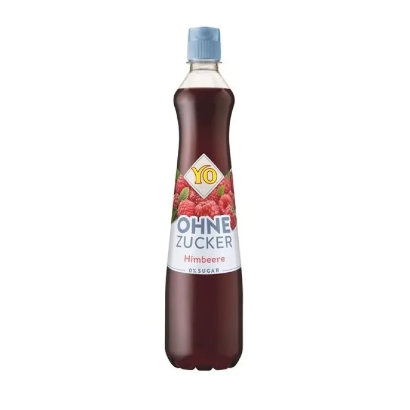 YO ovocný sirup malina bez cukru 700ml