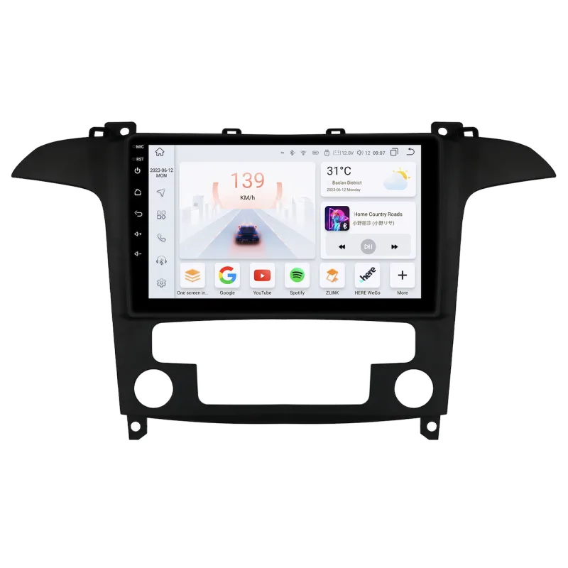 HIZPO KXSMAX9001 Autorádio 9" Android 13 Ford S-Max Model: S9004 (4+32GB) CHR1357_AUT