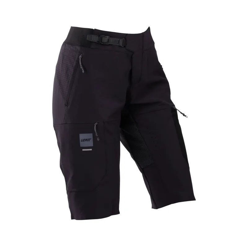 MTB kraťasy Leatt MTB Shorts Gravity 4.0 Women Ghost Black