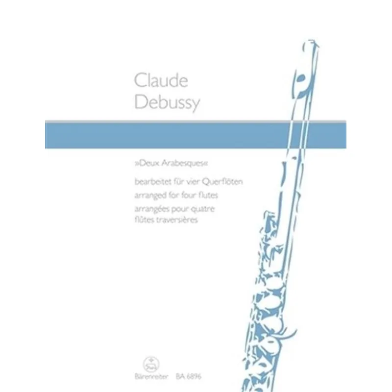 Bärenreiter Dvě arabesky pro čtyři příčné flétny