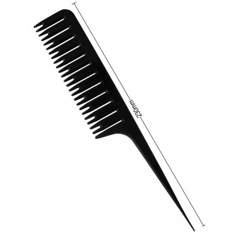 DUKO-EXIM DUKO Pomôcky Rozradkovací plastový hrebeň na melírovanie vlasov - 23cm
