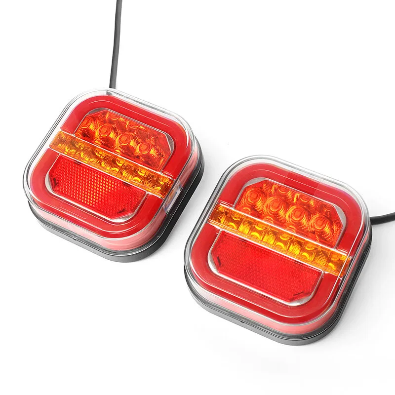 Sdružená LED lampa zadní s dynamickými blinkry 12/24V trl23led