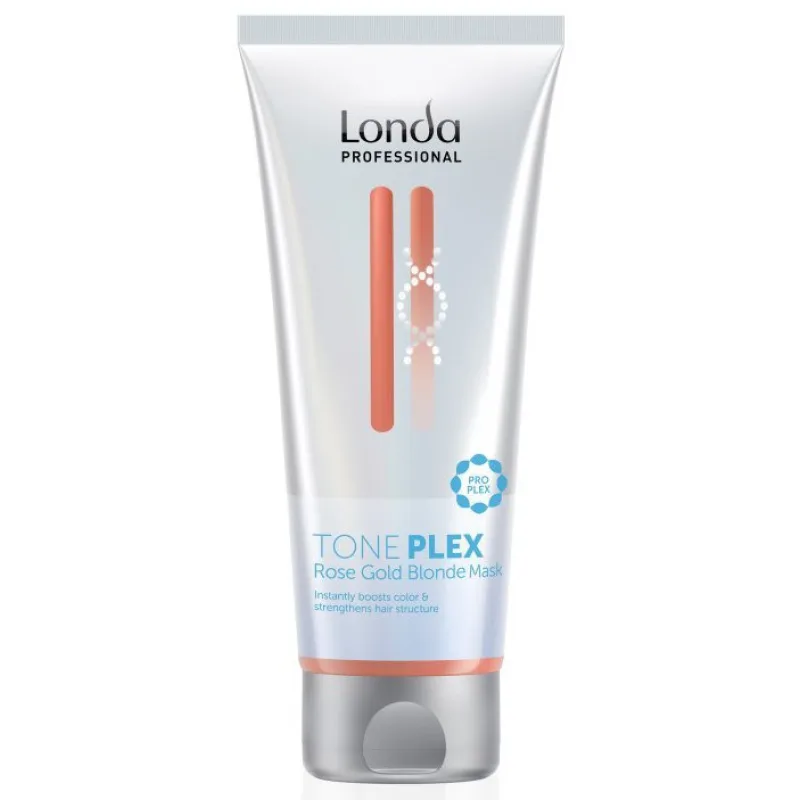 LONDA TonePLEX Rose zlaté Blonde Mask 200ml - intenzívna maska pre obnovu farby vlasov