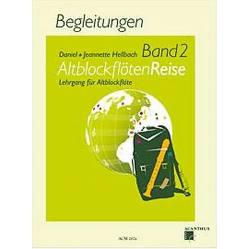 Acanthus Altblockflötenreise band 2 - klavírní doprovody