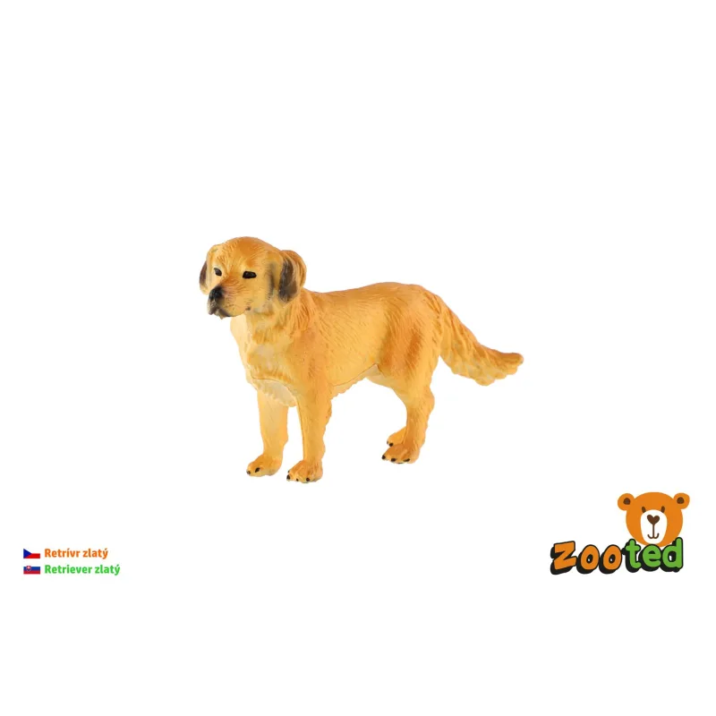 ZOOted Retríver zlatý - pes domáci zooted plast 10cm v sáčku