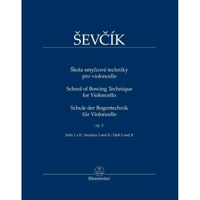 Bärenreiter Škola smyčcové techniky pro violoncello op. 2, sešit I a II