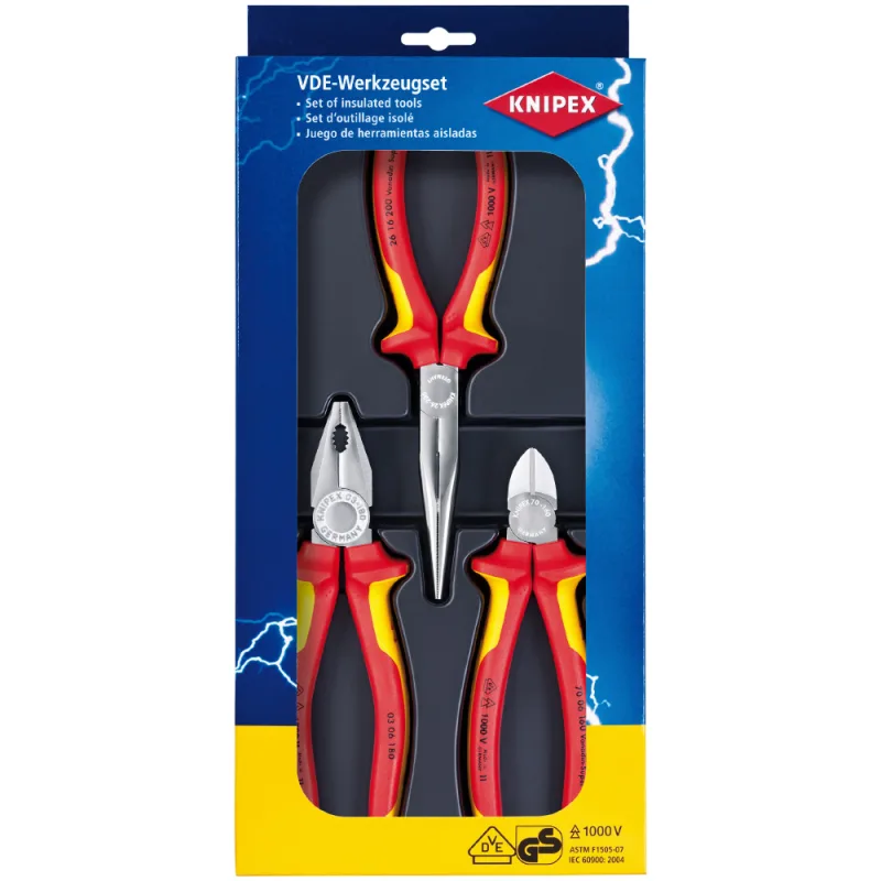 Sada elektro klieští KNIPEX 002012 VDE