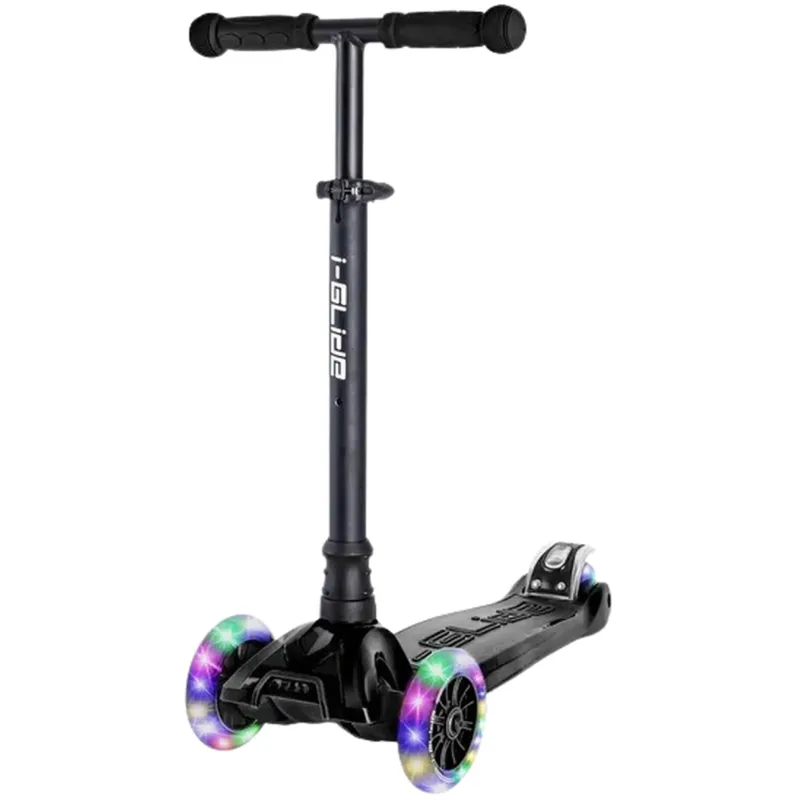 i-Glide 3 Kolečko Dětská Koloběžka (Black)