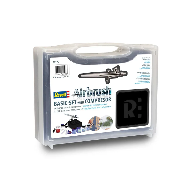 Revell Airbrush Komplet Set 39195 - základná rada s kompresorom (NEW)
