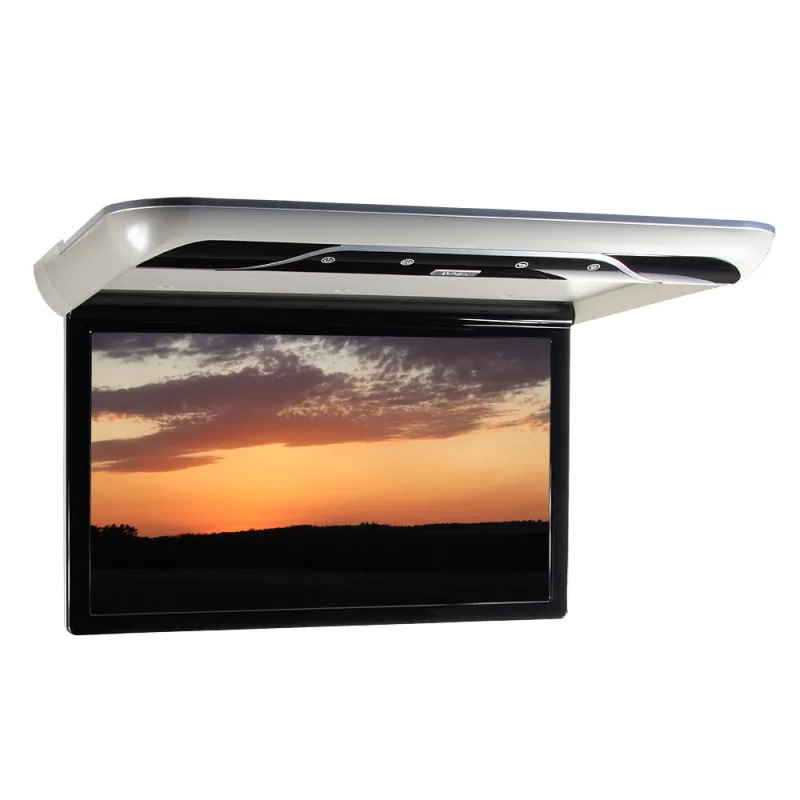 Stropní LCD monitor 19" s OS. Android USB/SD/HDMI/FM, dálkové ovládání se snímačem pohybu, šedý ds-190agr