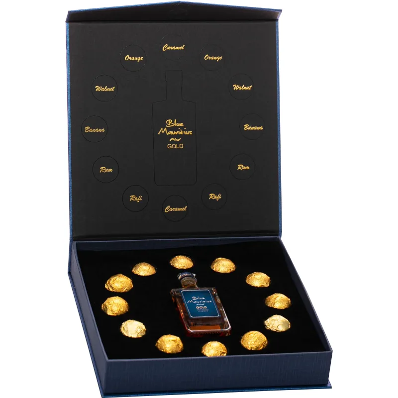 Blue Mauritius Gold Mini 40% 0,05l + pralinky