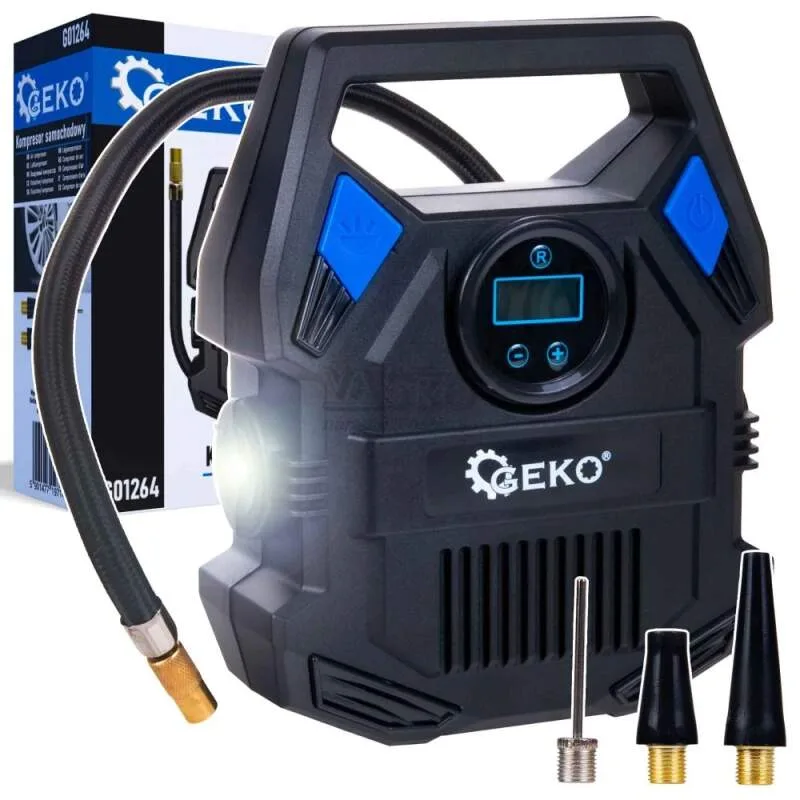 AUTO kompresor 84 W s LED svetlom, 12 V, 30 l/min
