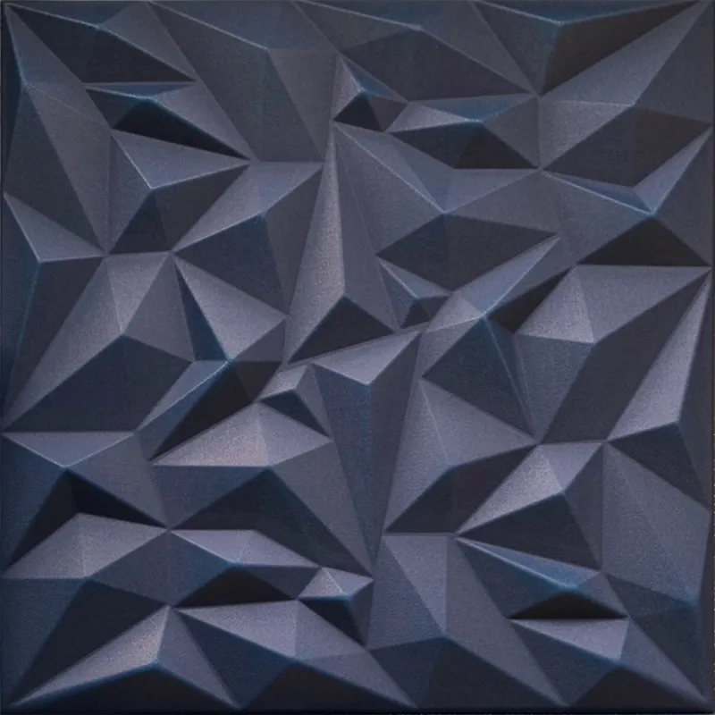 Ametyst – geometrická 3D penová stropná doska 50 × 50 cm, 1 ks Varianta: Blue