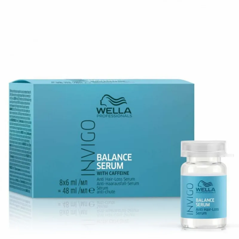 WELLA Invigo Balance Serum 8x6ml - sérum proti vypadávaniu vlasov