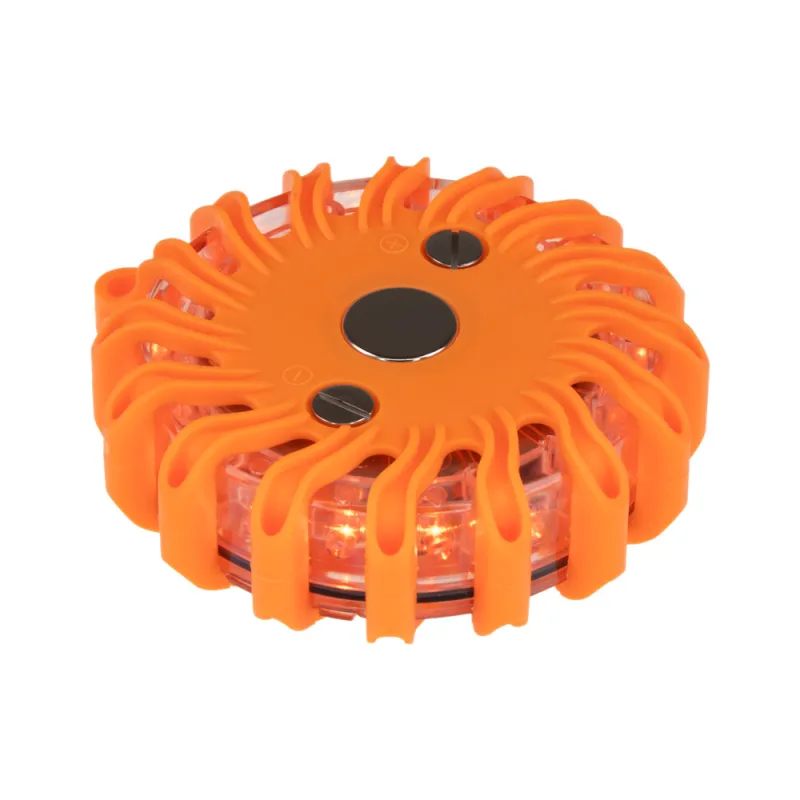 LED výstražné světlo 16LED, oranžové wl-h01ora