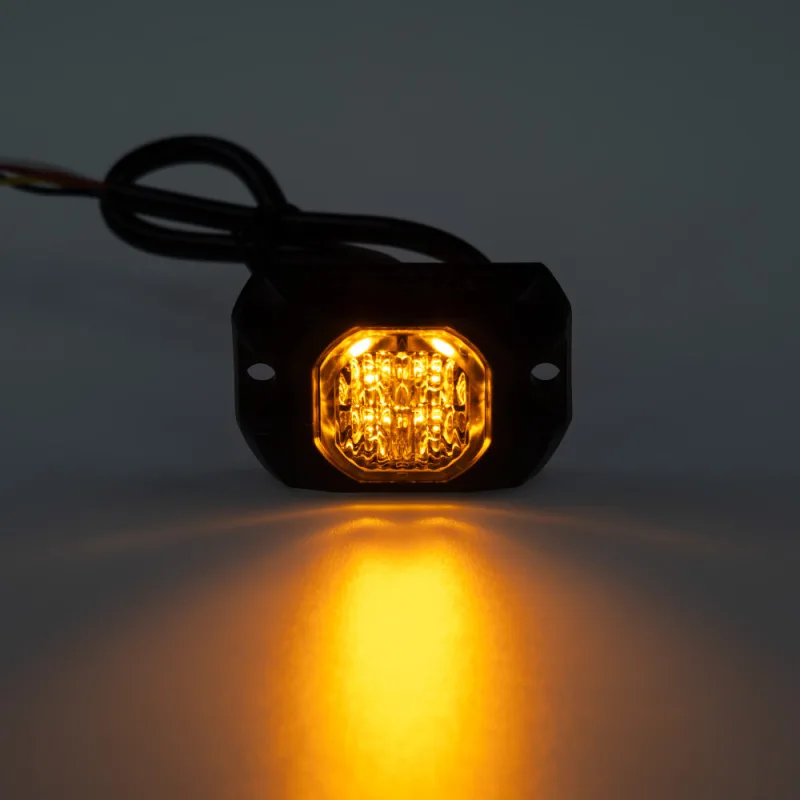 PROFI výstražné LED světlo vnější oranžové, 12-24V, ECE R65 kf314a