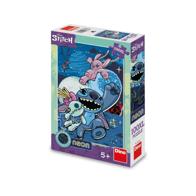 Dino STITCH 100 XL neón Puzzle