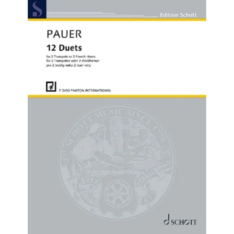 Schott Music Panton 12 duet pro 2 trubky nebo 2 lesní rohy