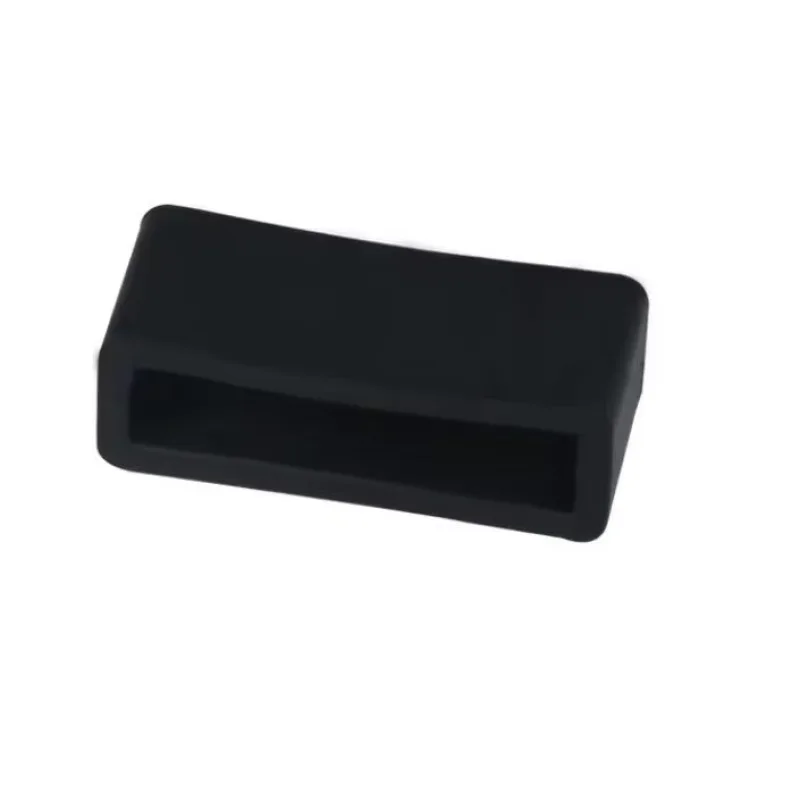 Silikónové pútko k remienku na hodinky 22 mm čierne ESES 1530006833