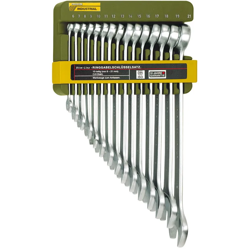 Sada očkoplochých kľúčov PROXXON Industrial 23821, 6 - 21 mm, 15-dielna