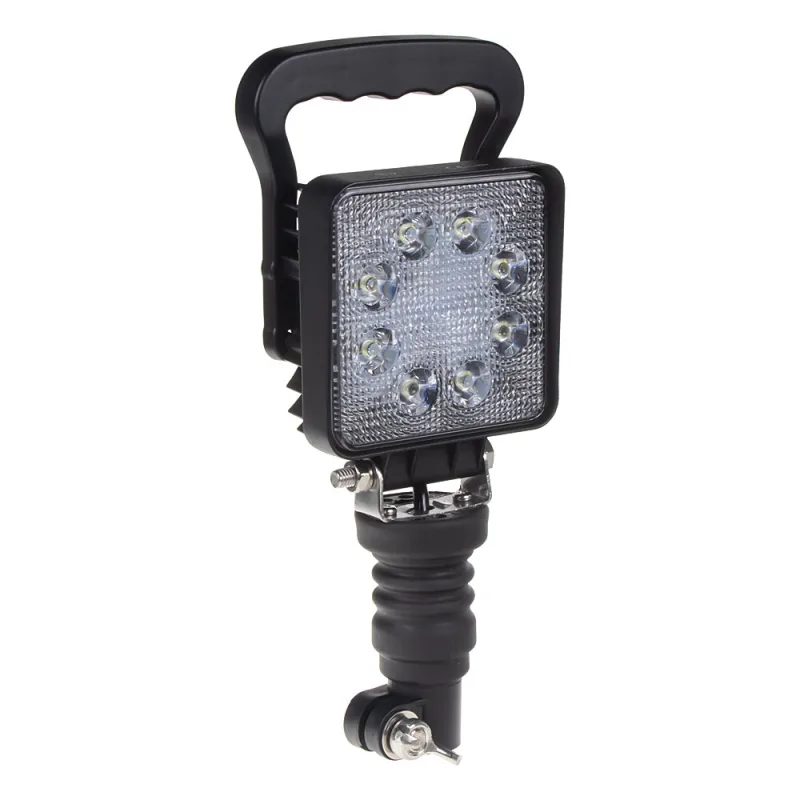LED světlo hranaté, 8x3W, 110x110x35mm, na hrot, ECE R10 wl-841hr