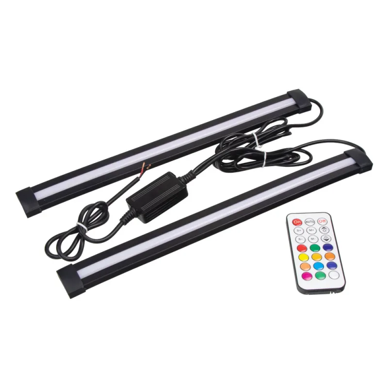 LED osvětlení vnitřní/vnější RGB 12/24V, RF ovladač, 2 pásky 95RGB-SET14