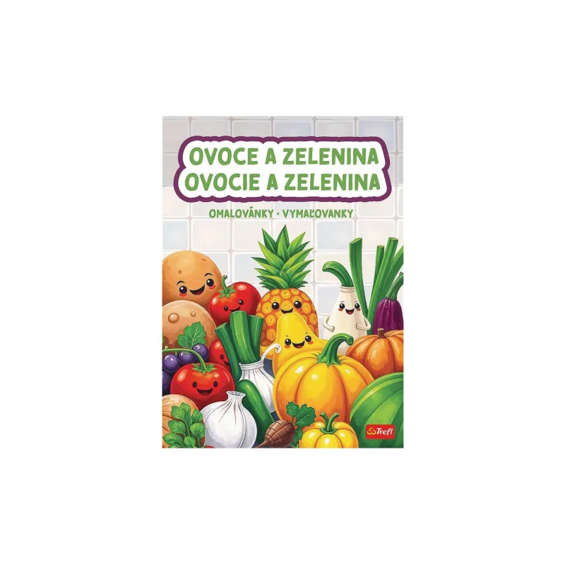 Trefl Omalovánky Ovoce a zelenina 20x27,5cm