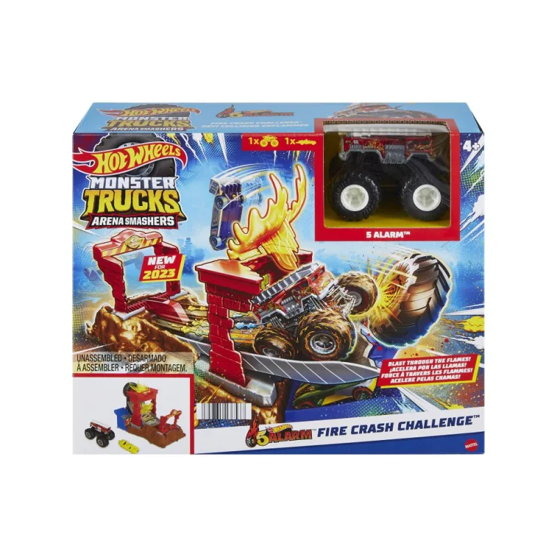 Hot Wheels MONSTER TRUCKS ARÉNA: ZÁVODNÁ VÝZVA HERNÝ SET ASST