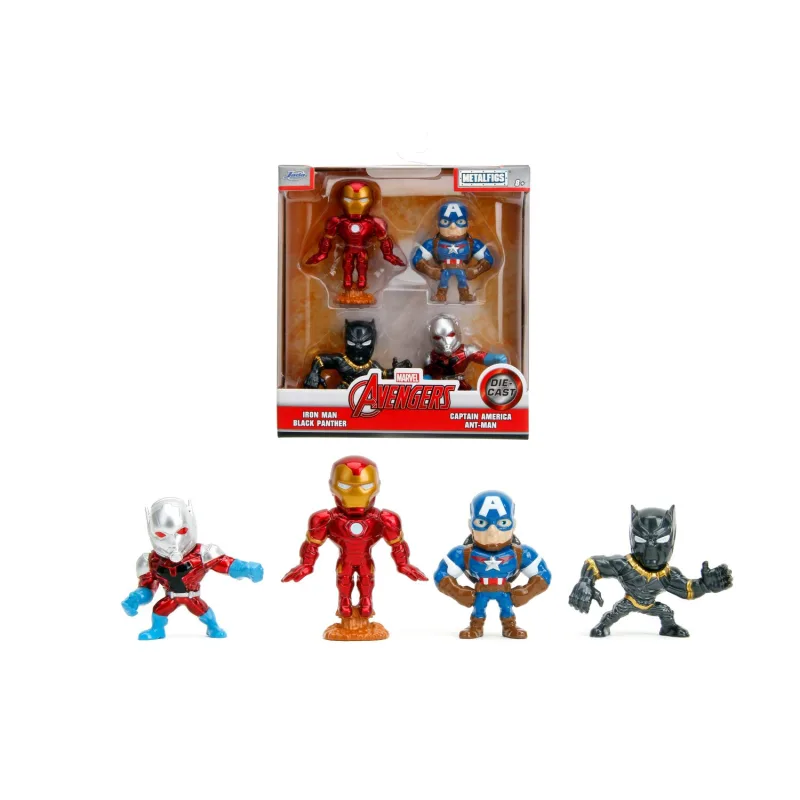 Jada Marvel Avengers figúrky 2,5'', sada 4 ks