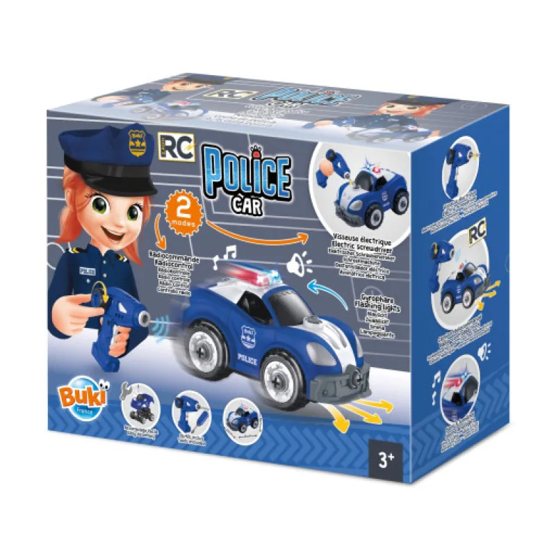 BUKI RC Šroubovací stavebnice Policejní auto