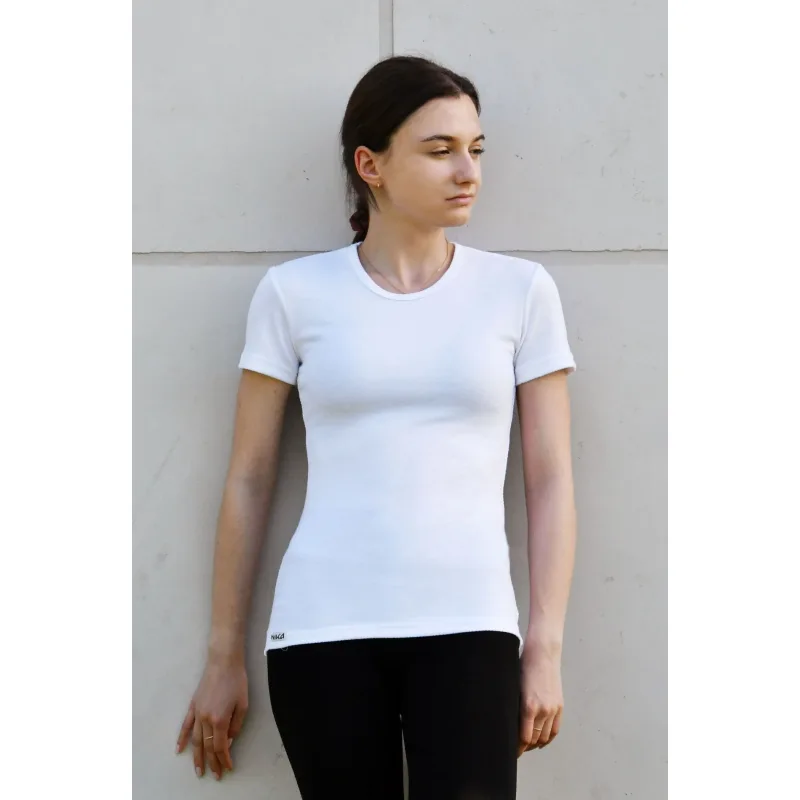 Dámske termo tričko bambusové TERMOintima Bamboo White - biela, M