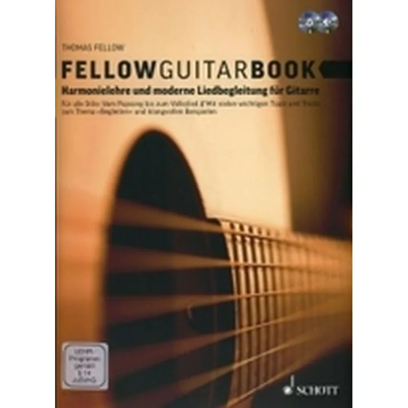 Schott Music Fellow Guitar Book + CD + DVD