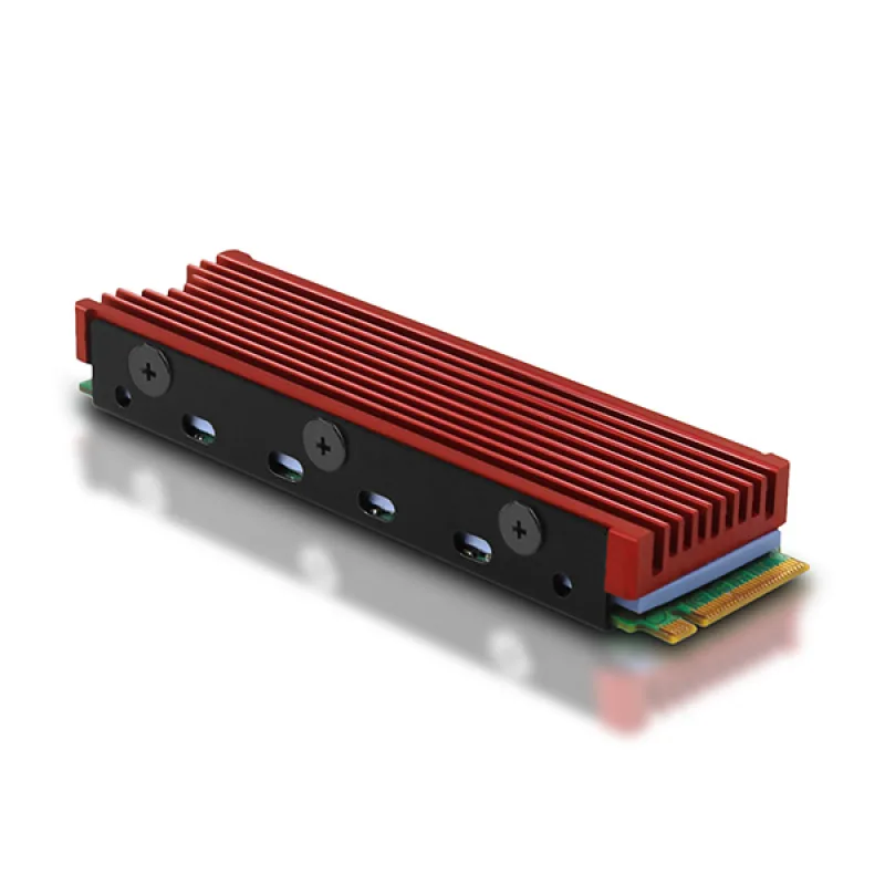 AXAGON CLR-M2, hliníkový pasivní chladič pro jedno i oboustranný M.2 SSD disk, výška 12 mm CLR-M2