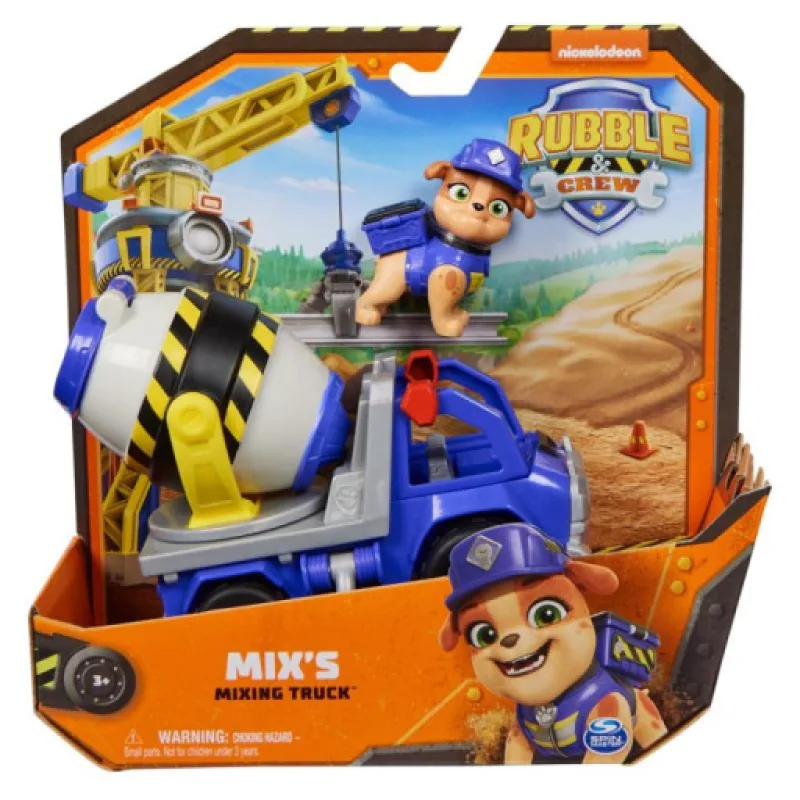 Spin Master Rubble Crew základní vozidlo Mixing Truck