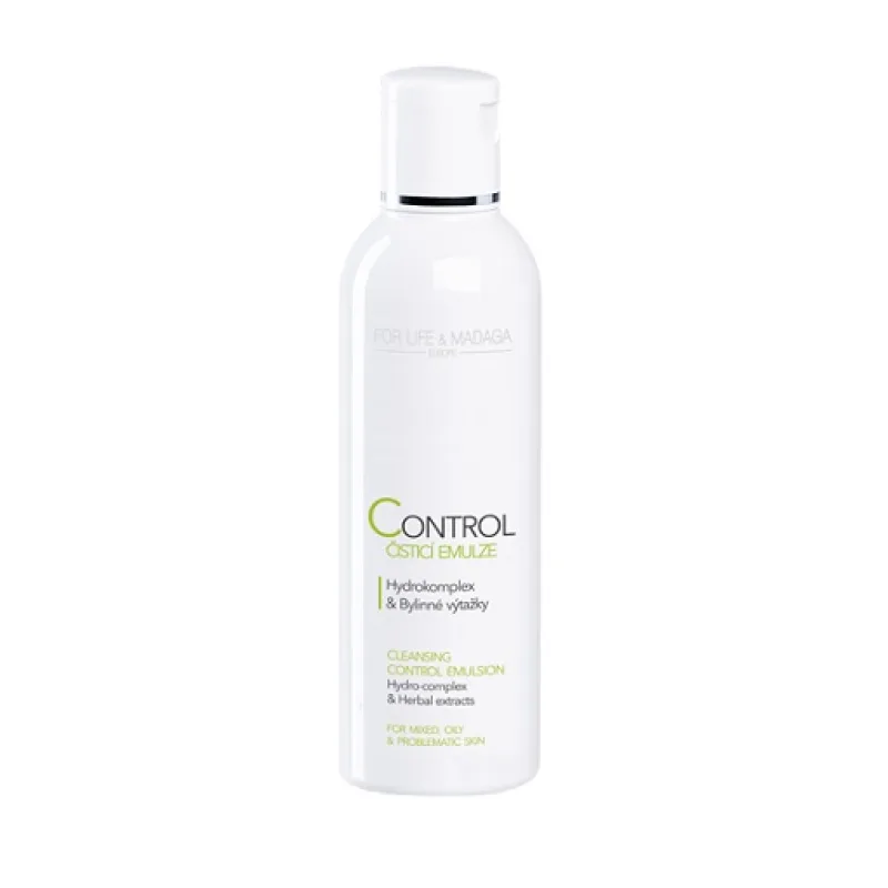 For Life & Madaga Control - čistící emulze pro mastnou, aknózní pleť 200 ml