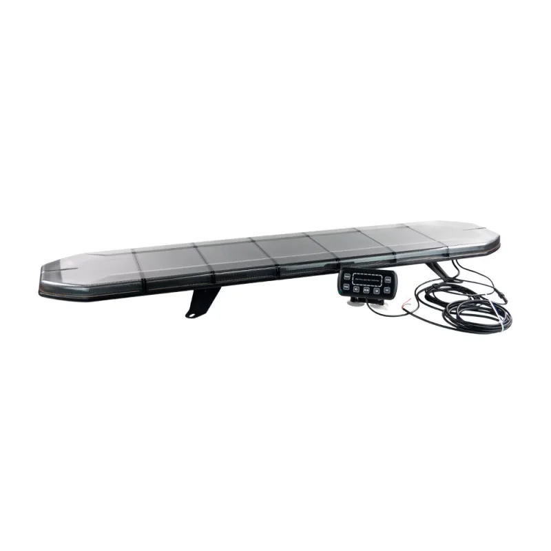 LED rampa 1200mm, oranžová, 12-24V, ECE R65, ovladač s kontrolou zvoleného režimu sre1-1200con1