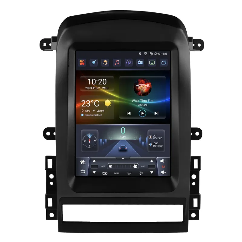 HIZPO CVCTV9701 Autorádio 9,7“ Android 13 Chevrolet Captiva Model: 6S9701 (6+64GB) - Typ A CHR2762_6S9701A