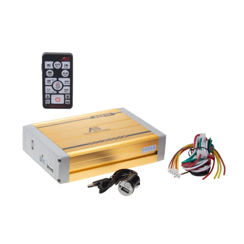 Profesionální výstražný systém s mikrofonem 400W, 12V SN400Ws2