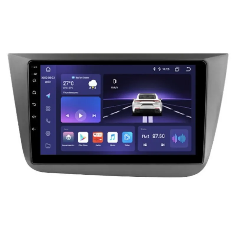 HIZPO KXSTAT91 Autorádio 9" Android 13 pro Seat Altea, Toledo Model: S9008 (8+128GB) CHR1791