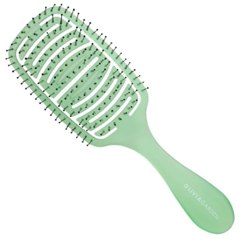 OLIVIA GARDEN Pride iDetangle Medium Green - Rozčesávacia kefa na vlasy